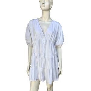 SABO white cotton dress sz M